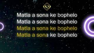 Benjamin Dube ft Thandiwe Mnguni  Lona baratang ho Phela  karaoke  Instrumental with lyrics [upl. by Ynnav550]