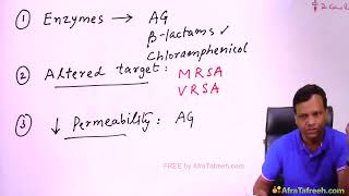 Antimicrobial Drugs7 Antimicrobial resistance Grg pharmacology [upl. by Henriette954]