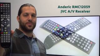 JVC RMSTHD7J Replacement RMC12059 Anderic AudioVideo Receiver Remote [upl. by Mariand]