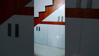 Cabinet Under Stairsसीढी का निचे मैका डोर डिजाइन shorts interiordesign [upl. by Airdnat]