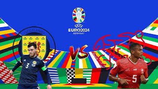 ESCÓCIA VS SUIÇA EM DIRETO FASE GRUPOS EURO 2024 [upl. by Atis399]