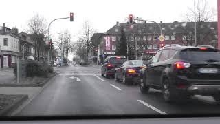 Autofahrt Panasonic HCVXF11  Alsdorf Hoengen Mariadorf 4K Schlechtes Wetter [upl. by Linis]