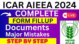 ICAR AIEEA 2024 Application Form  ICAR AIEEA Registration 2024 How To Fill ICAR AIEEA 2024 Form [upl. by Friedlander]