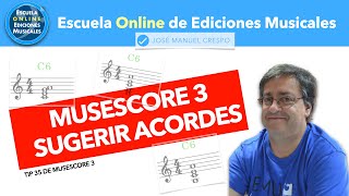 Sugerir Símbolos de Acordes en Musescore 3  Tip 35 [upl. by Eladal]