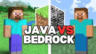 WHICH GIVES BEST FPS MINECRAFT EDITION JAVA VS BEDROCK VS MINECRAFT PE [upl. by Zehe]