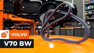 Hoe een multiriem vervangen op een VOLVO V70 BW HANDLEIDING AUTODOC [upl. by Eilama]