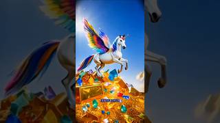 Flying Horse🎠horselover Prak Tak Tak magicshow youtubeshorts viralshorts englishsongs shorts [upl. by Yarazed]