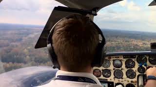 BE55 Landing in Newnan Georgia [upl. by Mmada]