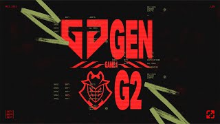 GEN vs G2  MSI 2023  Bracket Stage Day 1 Game 4 [upl. by Obeded210]