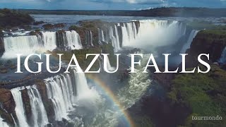 Iguazu Falls 4K  Scenic Relaxation Film With Calming Muziek [upl. by Valaria]