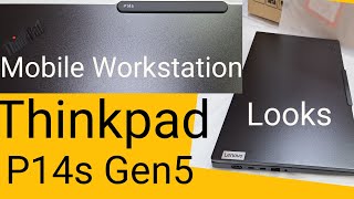 thinkpad p14s gen 5 intel 14′′ mobile workstation Unboxing [upl. by Sigfrid]