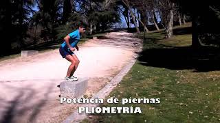 Personal Running PLIOMETRÍA  POTENCIA DE PIERNAS Subida y bajada de banco  salto en longitud [upl. by Pasquale]