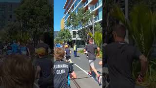 Auckland marathon 2024 5KM start line video [upl. by Leiand669]