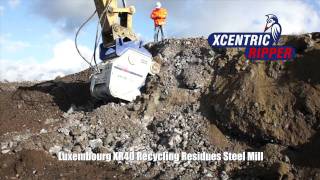 Luxembourg XR40 Recycling Residues Steel Mill  Xcentric Ripper [upl. by Aelegna]