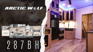 Tour the 2023 Cherokee Arctic Wolf 287BH Fifth Wheel [upl. by Sueahccaz]