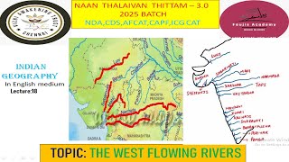 West Flowing Peninsular rivers lecture18 Indian Geography for all exam cdsndaafcatcapfupsc [upl. by Chiquia709]