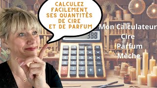 Comment calculer la quantité de cire et de parfum dans une bougie [upl. by Ern]