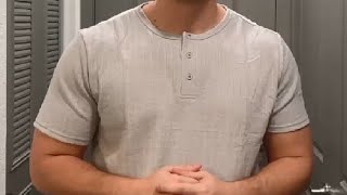 Honest Review of the Coofandy Henley Shirt [upl. by Yodlem737]