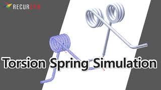 Torsion Spring Simulation using 2 different methods [upl. by Ardnovahs770]