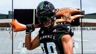 Son of former UH football player commits to ‘Bows [upl. by Norford538]