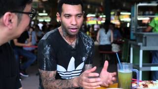 Lunch With Jermaine Pennant in Singapore [upl. by Kaenel549]