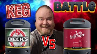 Keg Battle Becks vs Hasseröder Pilsner [upl. by Nakeber563]