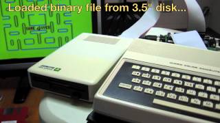 Tandy  Radio Shack MC10 Disk Drive [upl. by Tristam]