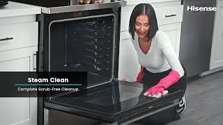 Hisense Range  How To Use Steam Clean [upl. by Rebeka704]