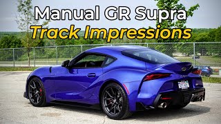 2023 Toyota GR Supra Manual Track Review  Does It Fall Apart On Track [upl. by Nirroc]