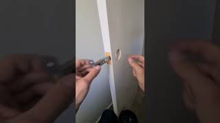 Fixing a Jammed Lock the EASY Way handyman diy [upl. by Wollis]