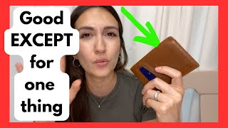 SERMAN BRANDS Money Clip Wallet Review [upl. by Artemus]