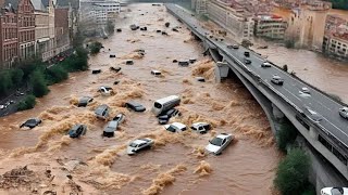 Pray for Pennsylvania USA Westfield submerged by massive flood [upl. by Kerman]