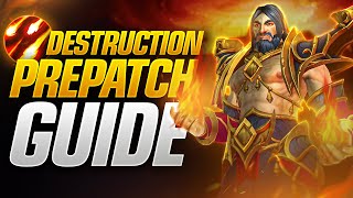 The War Within PrePatch Destruction Warlock Guide New Talents Rotations and More [upl. by Lleira]