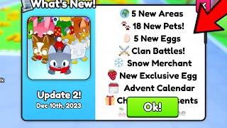 The NEW Christmas UPDATE is INSANE in Pet Simulator 99 [upl. by Leiva]