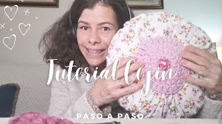 ✅Cómo hacer un COJIN REDONDO FÁCIL paso a pasoTUTORIAL de COSTURA CREATIVA [upl. by Standing96]