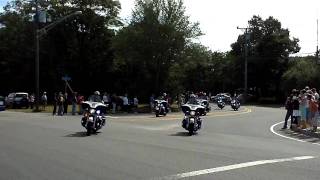 Ted Kennedys Motorcade Leaves Hyannisport The Last Time [upl. by Juliette2]