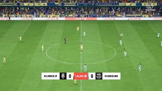 Villarreal vs Barcelona 22092024 LaLiga EA FC 24 [upl. by Henson336]