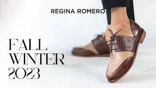 Charlotte OI23  Zapato tipo Bostoniano Regina Romero Hechos a mano 100 piel [upl. by Prussian]