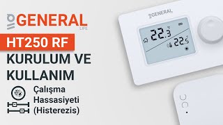 GENERAL HT250 RF Kablosuz Oda Termostatı [upl. by Sandie274]