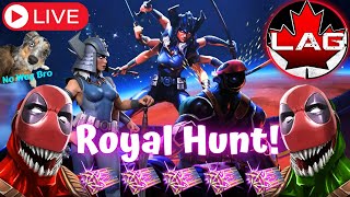 Spirals Royal Hunt Begins Exclusive Rare HENCHPOOL Champions Banquet Tickets Both Accounts MCOC [upl. by Lakin]