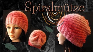 Spiralmütze gestrickt [upl. by Nolyag]