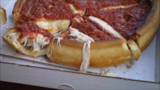 Giordanos  Chicago DeepDish Pizza  Reviews by Doc [upl. by Ecyrb297]