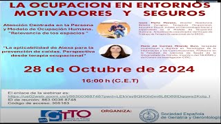 Webinar Día Internacional Terapia Ocupacional [upl. by Mokas]