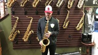 SML Rev C Tenor Saxophone Serial  8246  Saxquest Videos [upl. by Strohl]