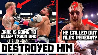 Jake Paul DESTROYS Mike Perry Nasty KO MMA Fighters PLEASE STOP Full Fight Reaction [upl. by Aicilyhp]