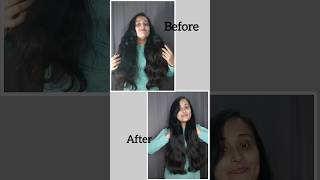 Frizz free hair at home under Rs 400 vs at saloon Rs 4000 [upl. by Uta]