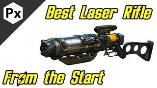 Fallout 4 Best Laser Rifle From the Start [upl. by Enitsirc]