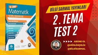 Bilgi Sarmal 9 Sınıf Matematik  2 Tema 2 Test [upl. by Lu]