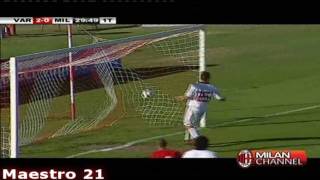 Highlights Varese 20 AC Milan 2572010 [upl. by Nnaeirual960]