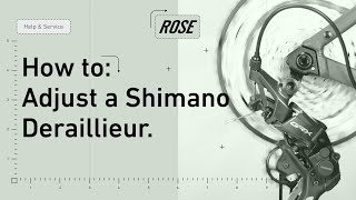 How to adjust a Shimano Deraillieur – BACKROAD AL [upl. by Oecile]